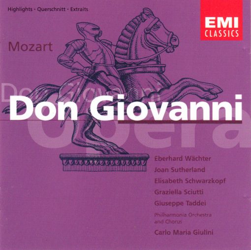 Wolfgang Amadeus Mozart, Philharmonia Orchestra, Carlo Maria Giulini - Don Giovanni Highlights (CD, Album) (Near Mint (NM or M-))