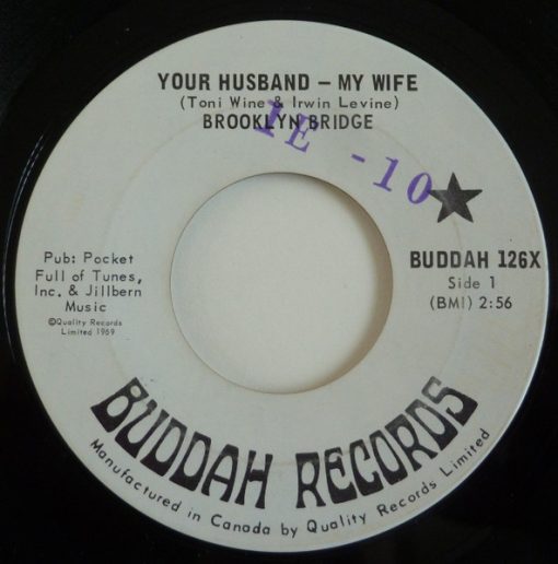 The Brooklyn Bridge - Your Husband - My Wife / Everybody's Cookin' (7", Single) (Near Mint (NM or M-))