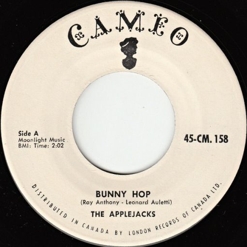 The Applejacks (2) - Bunny Hop / Night Train Stroll (7", Single) (Near Mint (NM or M-))