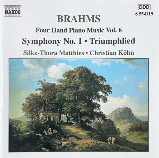 Silke-Thora Matthies / Christian Köhn - Johannes Brahms - Johannes Brahms: Four Hand Piano Music Vol. 6 - Symphony No. 1 / Triumphlied (CD, Album) (Near Mint (NM or M-))