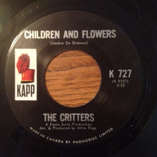 The Critters - Children And Flowers / He'll Make You Cry (7", Single) (Very Good Plus (VG+))