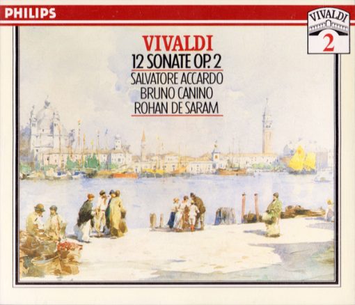 Antonio Vivaldi, Salvatore Accardo, Bruno Canino, Rohan De Saram - 12 Sonate Op. 2 (2xCD, RM) (Near Mint (NM or M-))