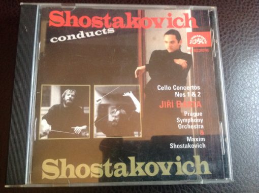 Dmitri Shostakovich, Maxim Shostakovich, Jiří Bárta, The Prague Symphony Orchestra - Shostakovitch Conducts Shostakovitch / Cello Concertos Nos 1 & 2 (CD, Album) (Near Mint (NM or M-))