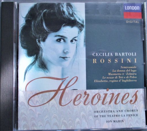 Cecilia Bartoli / Gioacchino Rossini / Orchestra Del Teatro La Fenice And Coro Del Teatro La Fenice / Ion Marin - Heroines (CD, Album, Club) (Near Mint (NM or M-))