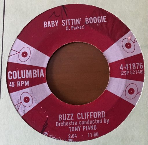 Buzz Clifford - Baby Sittin' Boogie (7", Single) (Near Mint (NM or M-))