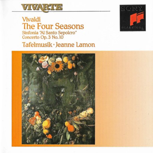 Antonio Vivaldi, Tafelmusik Baroque Orchestra, Jeanne Lamon - The Four Seasons / Sinfonia "Al Sacro Sepolcro" / Concerto Op. 3 No. 10 (CD, Album) (Near Mint (NM or M-))