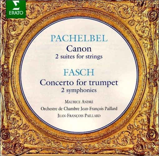 Johann Pachelbel / Johann Friedrich Fasch - Maurice André • Orchestre De Chambre Jean-François Paillard • Jean-François Paillard - Canon - 2 Suites For Strings / Concerto For Trumpet - 2 Symphonies (CD, RE, RM) (Near Mint (NM or M-))