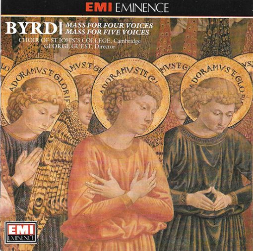 William Byrd - St. John's College Choir - George Guest (2) - Mass For Four Voices. Mass For Five Voices (CD, Album) (Near Mint (NM or M-))