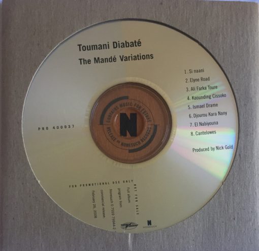 Toumani Diabaté - The Mandé Variations (CD, Album, Promo) (Mint (M))