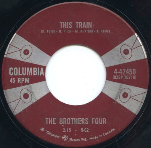 The Brothers Four - This Train / Summertime (7", Single) (Good Plus (G+))