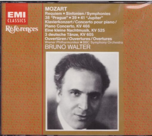 Bruno Walter, Wolfgang Amadeus Mozart, Elisabeth Schumann, Kerstin Thorborg, Anton Dermota, Alexander Kipnis, Wiener Staatsopernchor, Wiener Philharmoniker, BBC Symphony Orchestra - Mozart (3xCD, Comp, Mono) (Near Mint (NM or M-))