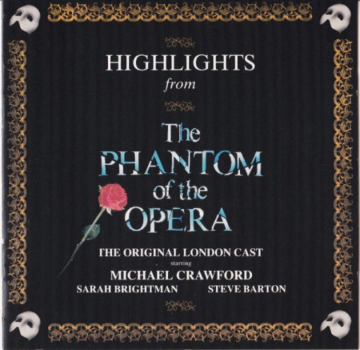 Andrew Lloyd Webber, Michael Crawford, Sarah Brightman, Steve Barton - Highlights From The Phantom Of The Opera (The Original Cast Recording) (CD, Album) (Near Mint (NM or M-))