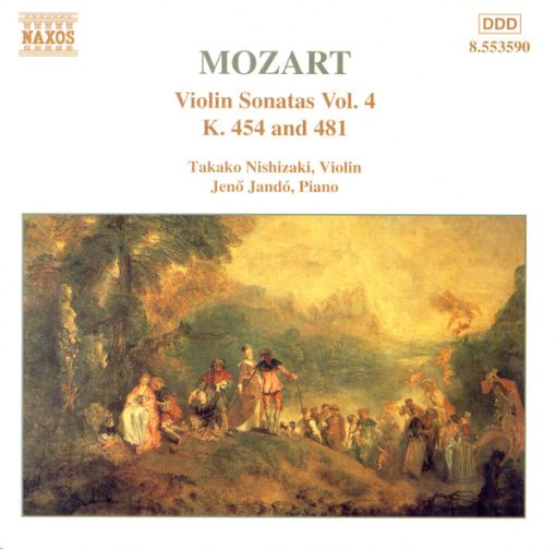 Wolfgang Amadeus Mozart, Takako Nishizaki, Jenö Jandó - Violin Sonatas Vol. 4 (CD, Album) (Near Mint (NM or M-))