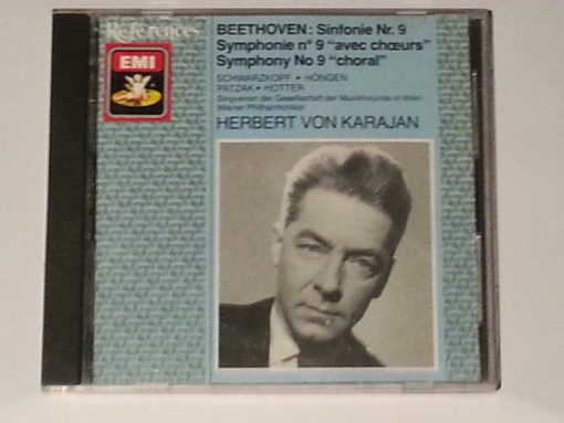 Ludwig van Beethoven - Elisabeth Schwarzkopf • Elisabeth Höngen • Julius Patzak • Hans Hotter • Singverein Der Gesellschaft Der Musikfreunde, Wiener Philharmoniker, Herbert von Karajan - Sinfonie Nr. 9 (CD, Mono, RM) (Near Mint (NM or M-))