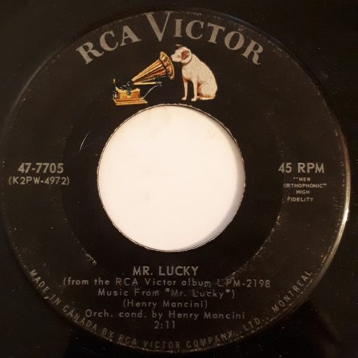 Henry Mancini - Mr. Lucky / Floating Pad (7", Single) (Very Good Plus (VG+))