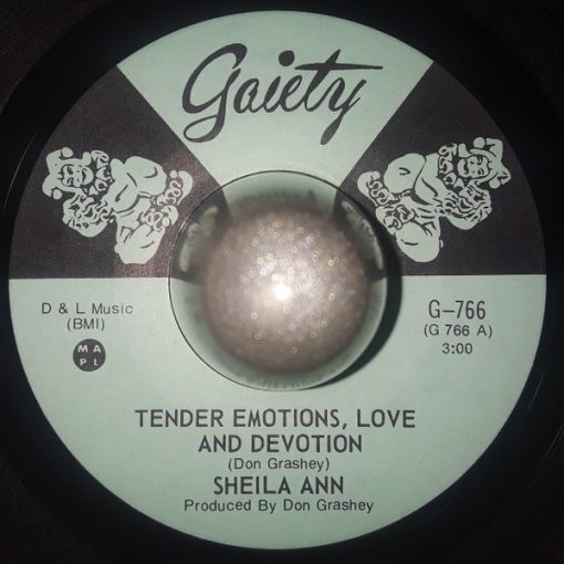 Sheila Ann - Tender Emotions, Love And Devotion (7", Single) (Near Mint (NM or M-))