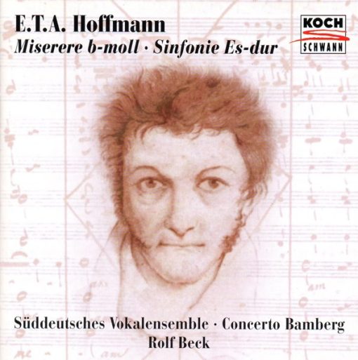 E.T.A. Hoffmann - Süddeutsches Vokalensemble • Concerto Bamberg • Rolf Beck - Miserere B-moll / Sinfonie Es-dur (CD, RE, RP) (Near Mint (NM or M-))