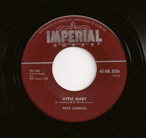 Fats Domino - Little Mary / Prisoner's Song (7", Single) (Near Mint (NM or M-))