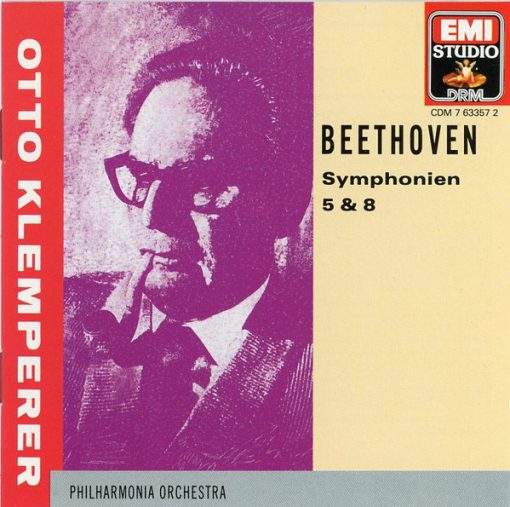 Otto Klemperer, Philharmonia Orchestra, Ludwig van Beethoven - Symphonien 5 & 8 (CD, Comp, RM) (Near Mint (NM or M-))