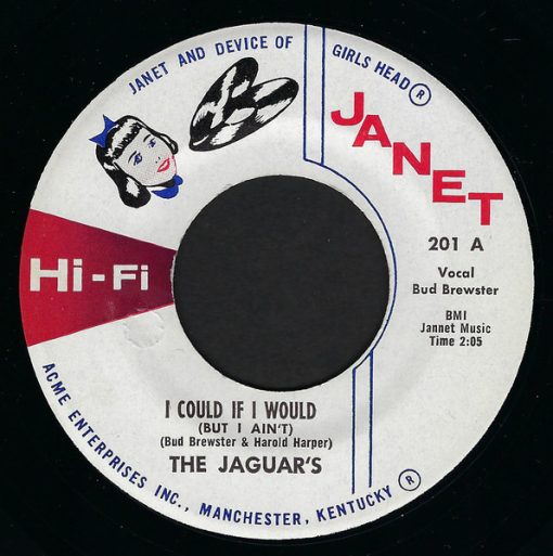 The Jaguar's - I Could If I Would (But I Ain't) (7", Single) (Very Good Plus (VG+))