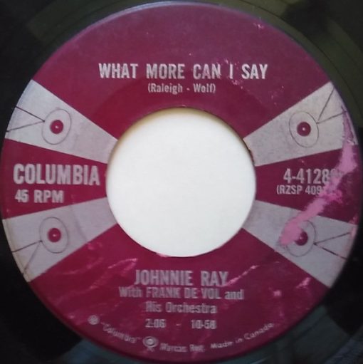 Johnnie Ray - You're The One Who Knows (7") (Very Good Plus (VG+))