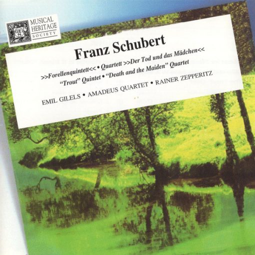 Franz Schubert - Emil Gilels, Amadeus-Quartett, Rainer Zepperitz - "Forellenquintett" • Quartett "Der Tod Und Das Mädchen" / "Trout Quintet" • "Death And The Maiden" Quartet (CD, Comp, Club, RM) (Near Mint (NM or M-))