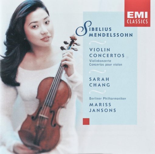 Felix Mendelssohn-Bartholdy / Jean Sibelius - Sarah Chang, Mariss Jansons, Berliner Philharmoniker - Violin Concertos (CD, Album) (Near Mint (NM or M-))