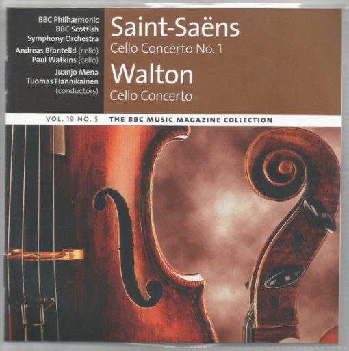 Andreas Brantelid, Paul Watkins (3), Juanjo Mena, Tuomas Hannikainen, BBC Philharmonic, BBC Scottish Symphony Orchestra - Saint-Saëns & Walton Cello Concertos (CD, Comp) (Near Mint (NM or M-))