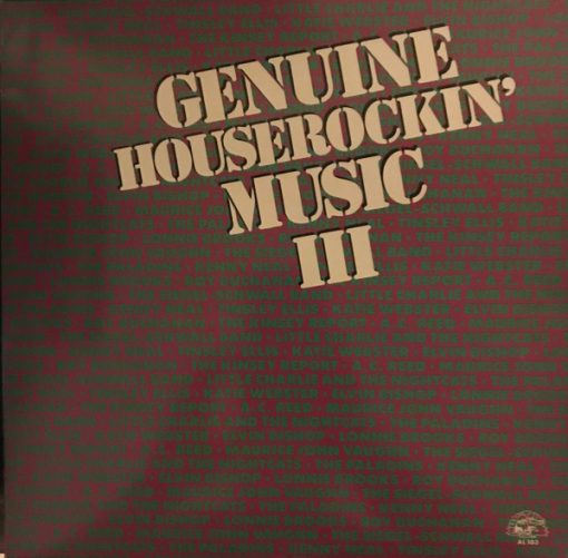 Various - Genuine Houserockin' Music III (LP, Comp, Smplr) (Mint (M))