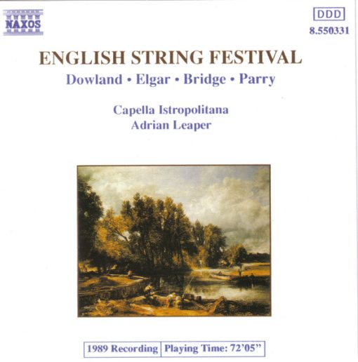 John Dowland, Sir Edward Elgar, Frank Bridge, Charles Hubert Hastings Parry - Adrian Leaper, Capella Istropolitana - English String Festival (CD, Album) (Near Mint (NM or M-))