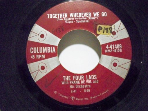 The Four Lads - Together Wherever We Go (7", Single) (Very Good (VG))