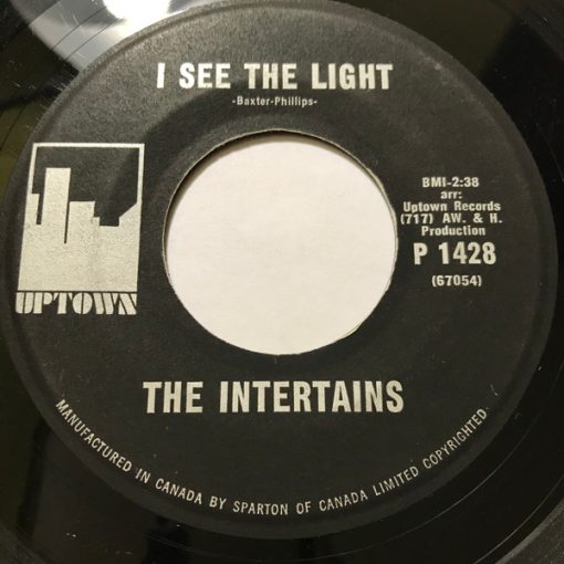 The Intertains - I See The Light / Gotta Find A Girl (7", Single) (Very Good Plus (VG+))