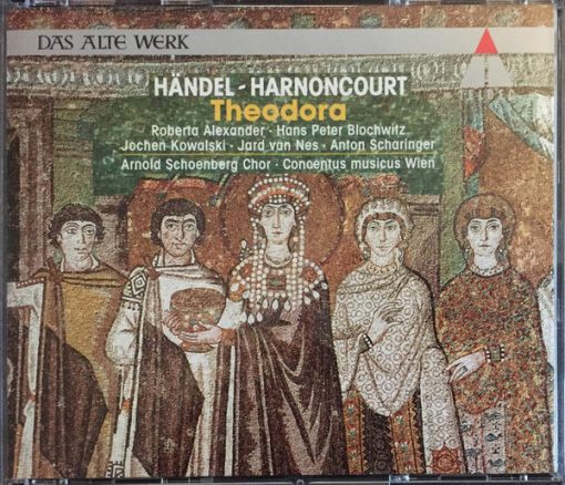 Georg Friedrich Händel, Nikolaus Harnoncourt, Roberta Alexander, Hans Peter Blochwitz, Jochen Kowalski, Jard Van Nes, Anton Scharinger, Arnold Schoenberg Chor, Concentus Musicus Wien - Theodora (2xCD, Album) (Near Mint (NM or M-))