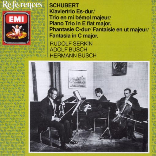 Franz Schubert - Rudolf Serkin, Adolf Busch, Hermann Busch - Trio En Mi Bémol Majeur / Fantaisie En Ut Majeur (CD, Comp, Mono, RE, RM) (Near Mint (NM or M-))