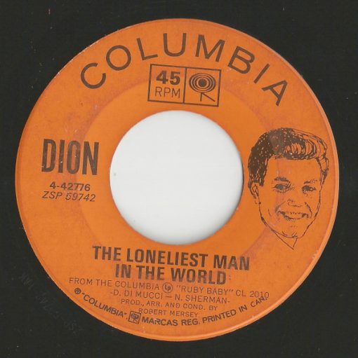 Dion (3) - The Loneliest Man In The World / This Little Girl (7", Single) (Near Mint (NM or M-))