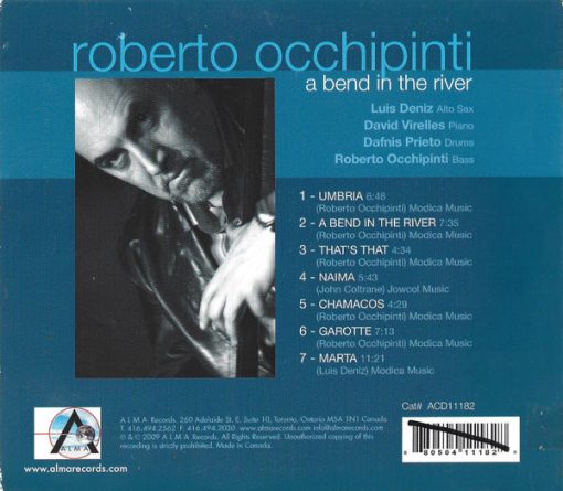 Roberto Occhipinti - A Bend In The River (CD, Album) (Near Mint (NM or M-))