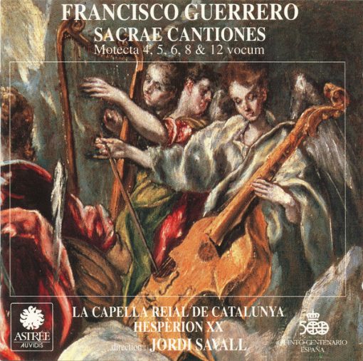 Francisco Guerrero, La Capella Reial De Catalunya, Hespèrion XX, Jordi Savall - Sacrae Cantiones (CD) (Near Mint (NM or M-))