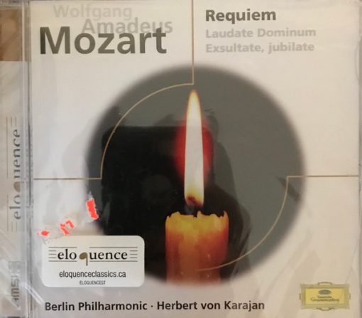 Wolfgang Amadeus Mozart - Berliner Philharmoniker, Herbert von Karajan - Requiem / Laudate Dominum / Exsultate, Jubilate (CD, Comp) (Near Mint (NM or M-))