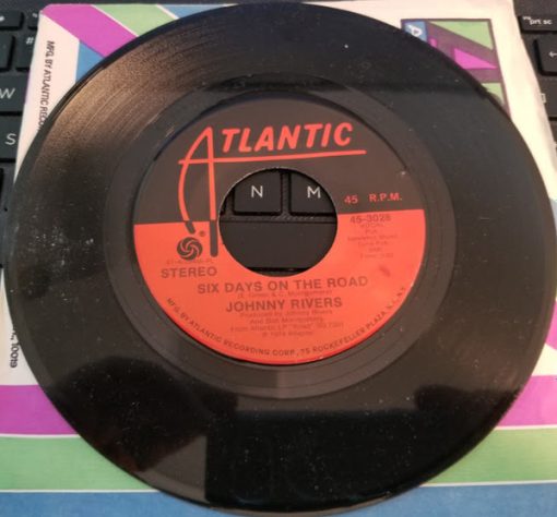 Johnny Rivers - Six Days On The Road (7", Single, Pla) (Very Good (VG))