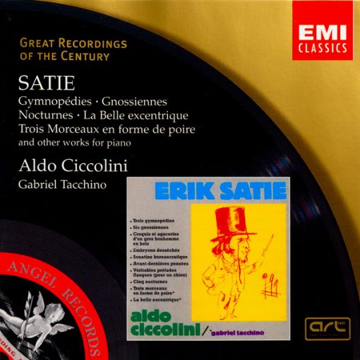 Erik Satie - Aldo Ciccolini, Gabriel Tacchino - Works For Piano (CD, Comp, RM) (Near Mint (NM or M-))