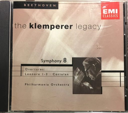 Otto Klemperer, Philharmonia Orchestra / Ludwig van Beethoven - Symphony 8 / Overtures: Leonore 1-3, Coriolan (CD, Comp, RE, RM) (Near Mint (NM or M-))