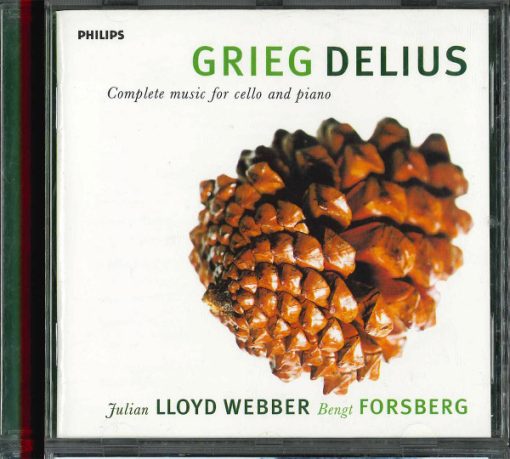 Edvard Grieg, Frederick Delius, Julian Lloyd Webber, Bengt Forsberg - Complete Music For Cello And Piano (CD, Album, PMD) (Near Mint (NM or M-))