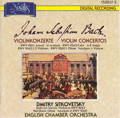 Johann Sebastian Bach - Dmitry Sitkovetsky - English Chamber Orchestra - José-Luis Garcia - Neil Black (3) - Violinkonzerte (CD, Album) (Near Mint (NM or M-))