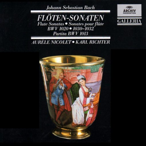 Johann Sebastian Bach - Aurèle Nicolet ∙ Karl Richter - Flöten-Sonaten ∙ Flute Sonatas ∙ Sonates Pour Flûte BWV 1020, 1030-1032, Partita BWV 1013 (CD, Comp, RE) (Near Mint (NM or M-))