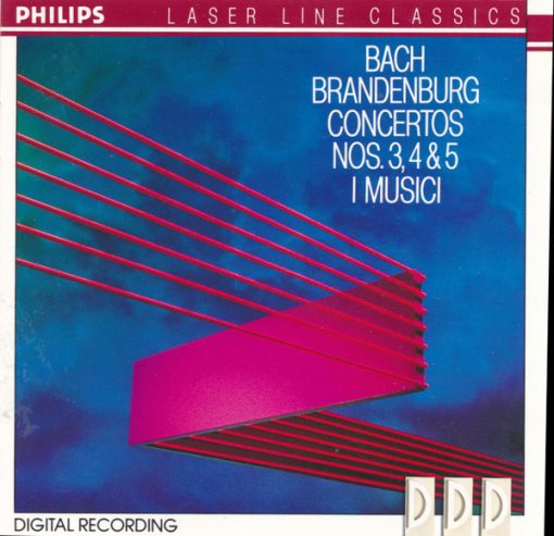 Johann Sebastian Bach, I Musici - Brandenburg Concertos Nos. 3, 4 & 5  (CD) (Mint (M))