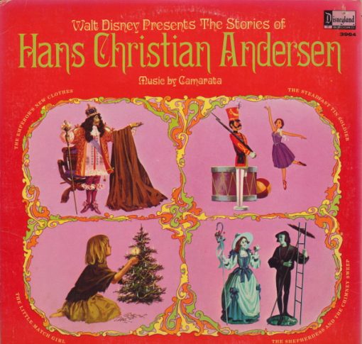 Walt Disney Presents The Stories Of Hans Christian Andersen Music By Tutti Camarata - Hans Christian Andersen (LP, Album) (Mint (M))