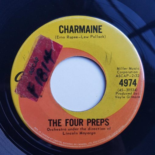 The Four Preps - Charmaine / Hi Ho Anybody Home (7", Single, Scr) (Near Mint (NM or M-))