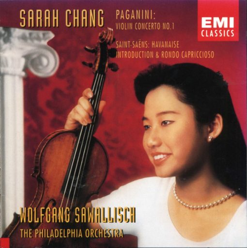 Sarah Chang, Niccolò Paganini, Camille Saint-Saëns, Wolfgang Sawallisch, The Philadelphia Orchestra - Violin Concerto No. 1 / Havanaise / Introduction & Rondo Capriccioso (CD, Album) (Near Mint (NM or M-))