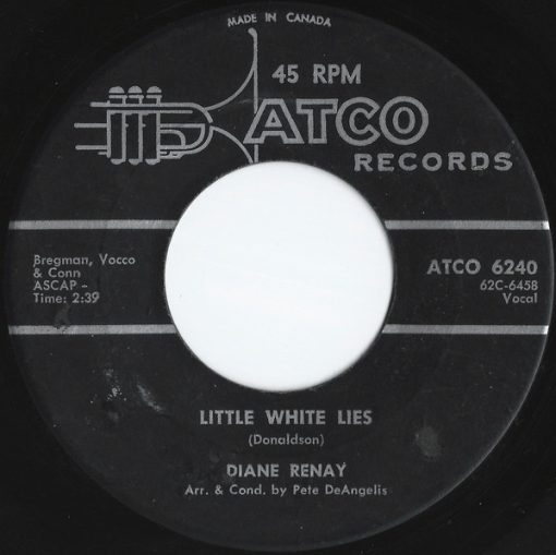 Diane Renay - Little White Lies / Falling Star (7", Single) (Very Good Plus (VG+))