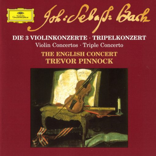 Johann Sebastian Bach, Trevor Pinnock, The English Concert - Die 3 Violinkonzerte · Tripelkonzert (CD, Album, RE) (Near Mint (NM or M-))